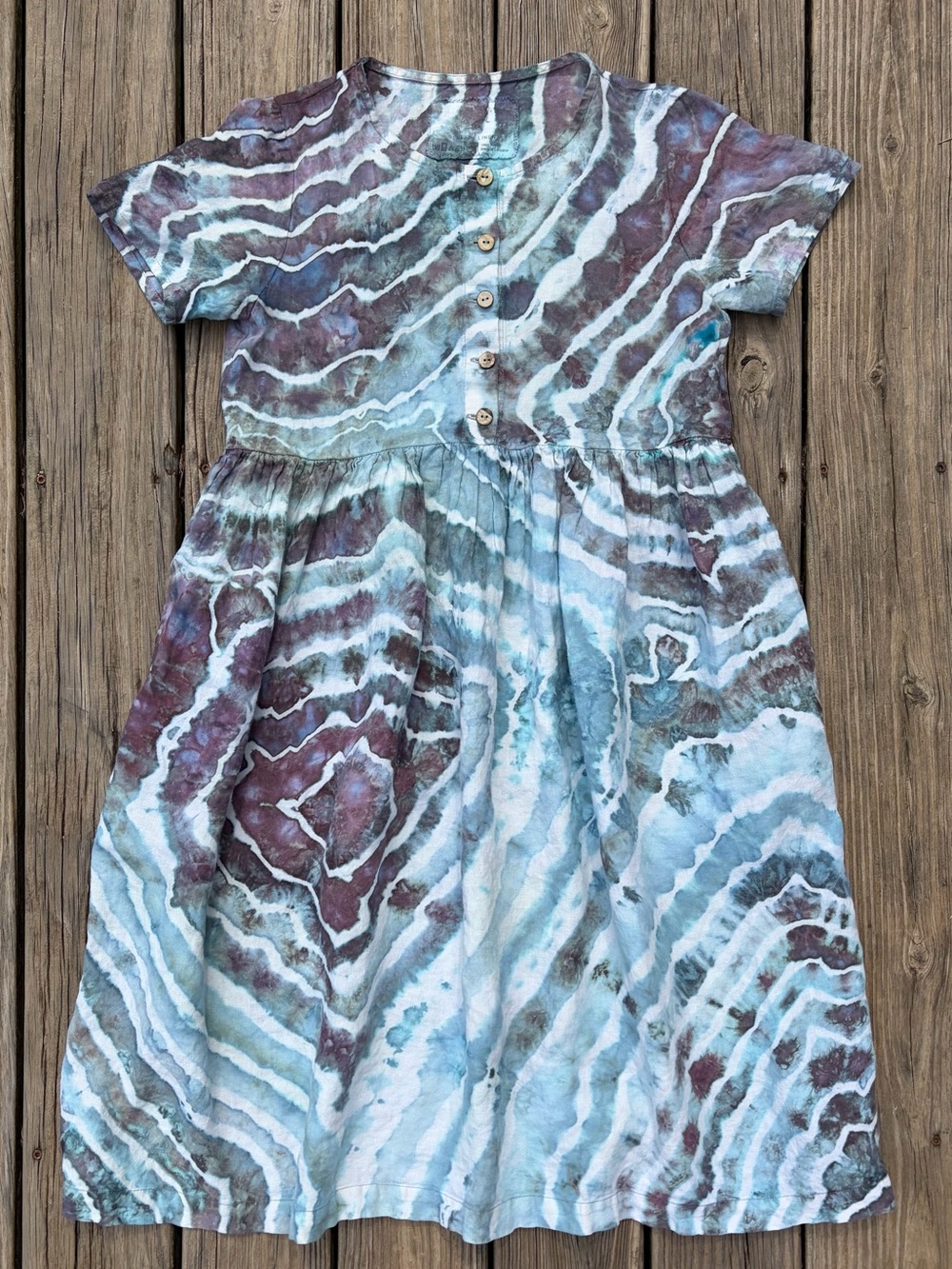 Ice Dyed notPERFECTLINEN Mama Maxi Dress